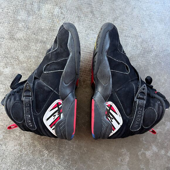 Air Jordan 8 Retro GS 'Playoff' 2023 Black Blue Red 305368-062 Size 7Y - Picture 14 of 16